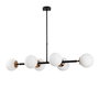 Opviq Fazli - 10485 Lámpara de araña ajustable en Negro, Antiguo y Crema